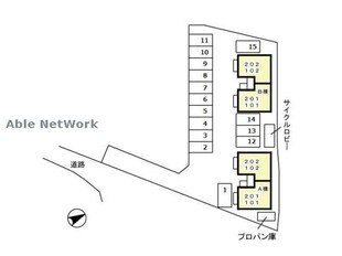 リュエル Ａ/Ｂ （高崎市貝沢町）の物件外観写真